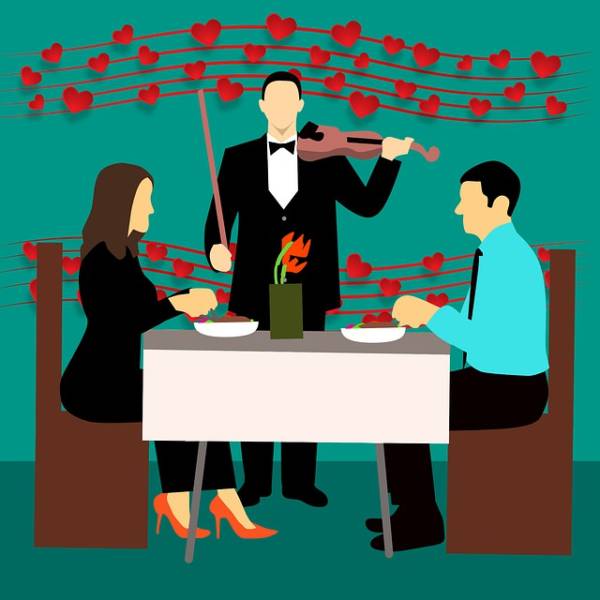 יום נישואין במסעדה